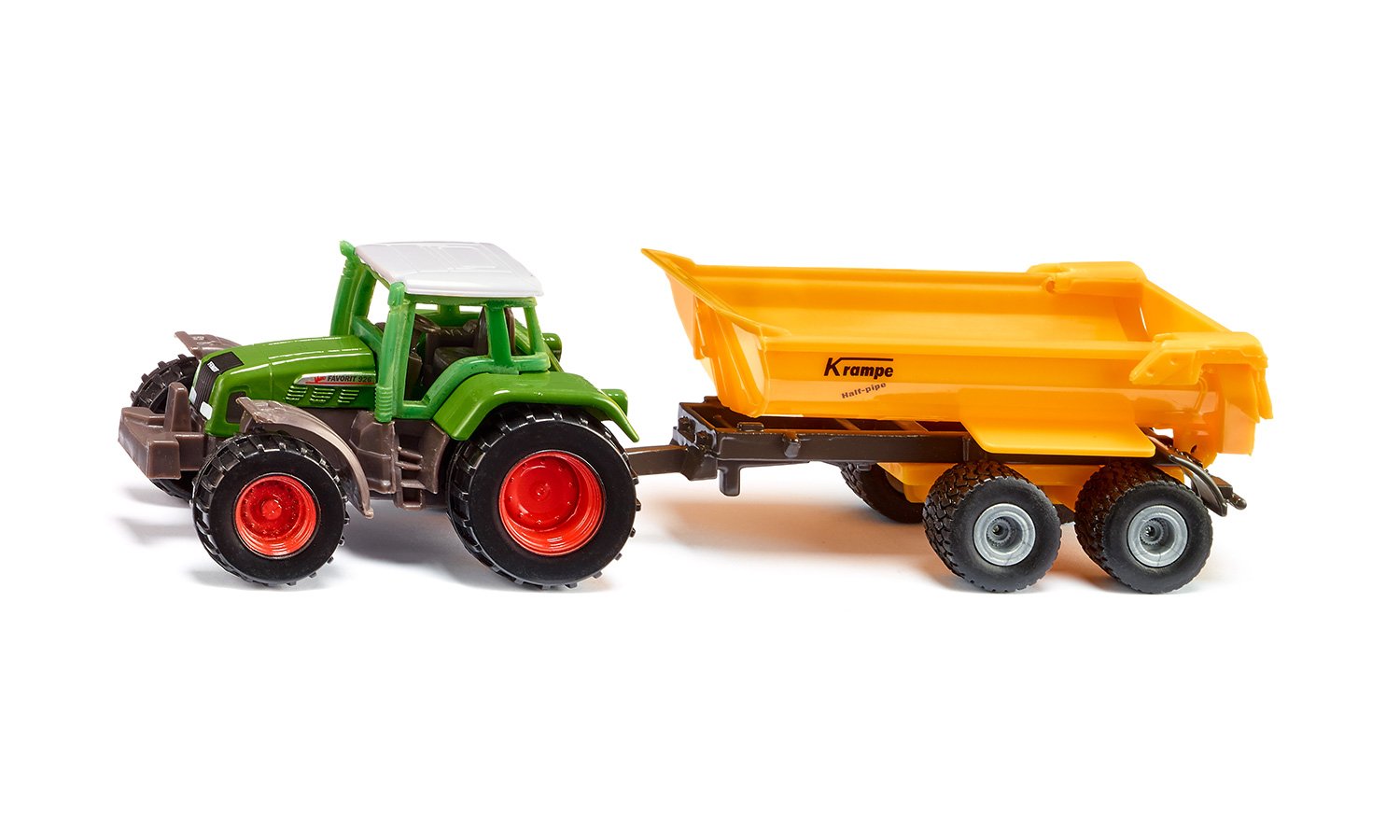 Fendt with Krampe tipping trailer