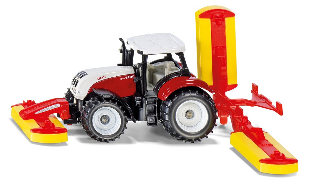 Steyr with Pöttinger mower combination